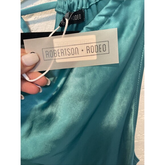 Robertson + Rodeo Brayden Color Block, Maxi Dress, Blue &Green Sz Small, NWT - Picture 2 of 7